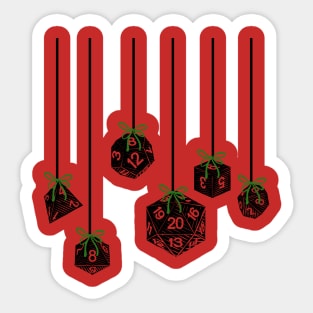 Christmas Dice Sticker